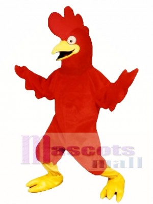 Cute Bug Eyed Chicken Mascot Costume