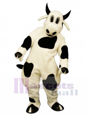 Cute Spotted Cow Mascot Costume