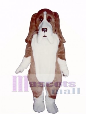 Cute Basset Hound Dog Mascot Costume