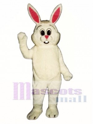 Easter Fat Bunny Rabbit Overalls Mascot Costume