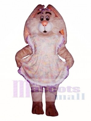 Easter Bunny Rabbit with Apron Mascot Costume