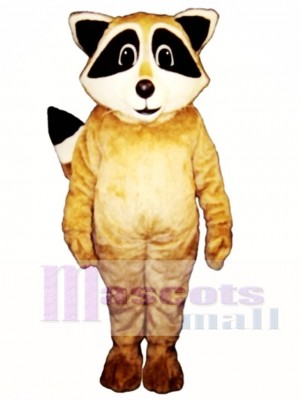 Tan Robbie Raccoon Mascot Costume