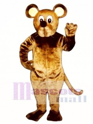 Brown Mouse Mascot Costume