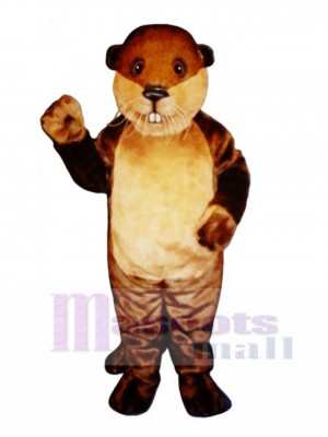 Benny Beaver Mascot Costume