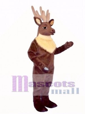 Cute Regal Elk Deer Mascot Costume