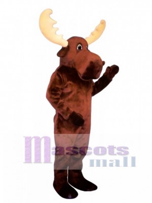 Cute Bull Moose Mascot Costume