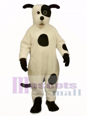 Cute Johnny Spot Dog Mascot Costume