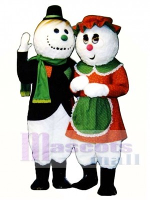 Granny Snow Christmas Mascot Costume