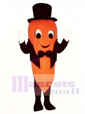 Carrot with Tailcoat & Hat Mascot Costume