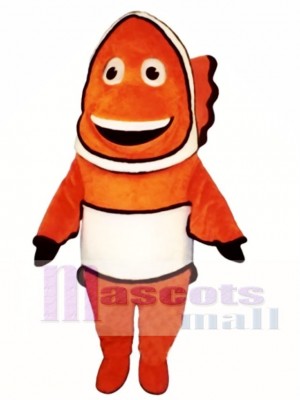 Cute Clown Fish Mascot Costume