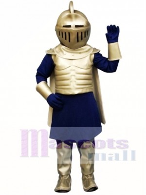 Silver Knight Mascot Costume People