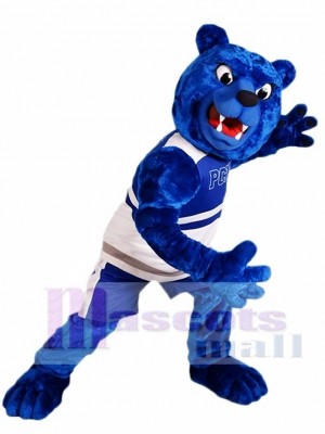 Royal Blue Bear Mascot Costume Furry Mascot Costumes