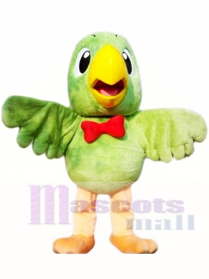 Green Parrot Mascot Costumes Bird