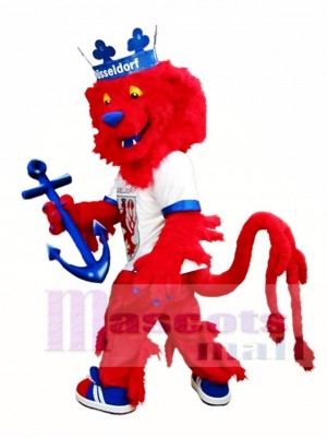 Red Lion Mascot Costume King Lion Mascot Costumes