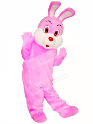 Pink Easter Bunny Rabbit Mascot Costumes Animal 