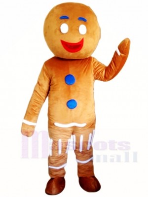 Gingerbread Man Mascot Costumes Xmas Christmas 