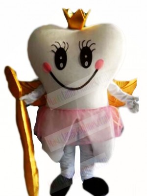 Golden Tooth Fairy Teeth Mascot Costumes