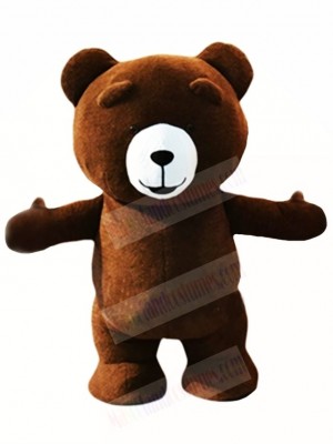 Brown Teddy Bear Mascot Costumes Animal 