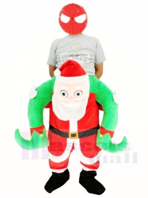 Piggyback NEW Santa Claus Carry Me Ride on Father Christmas Mascot Costumes