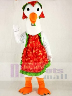 Mother Goose with Hat Mascot Costume Poultry 