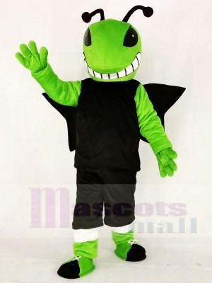Green and Black Hornets Mascot Costumes Insect