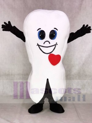Grinning Tooth Mascot Costumes for Dentist Clinic 