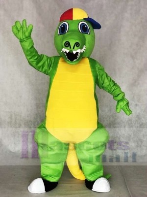 Green Crocodile Mascot Costumes Alligator for Adult