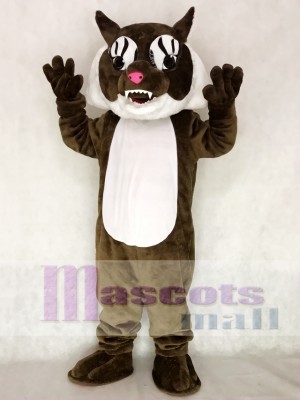 Super Brown Wildcat Cat Mascot Costume