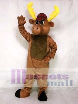 Hunter Moose Mascot Costume