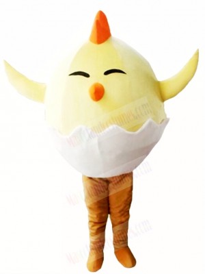 Chick In Egg Mascot Costumes Poultry