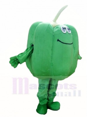 Green Pepper Mascot Costumes Vegetable Plant 