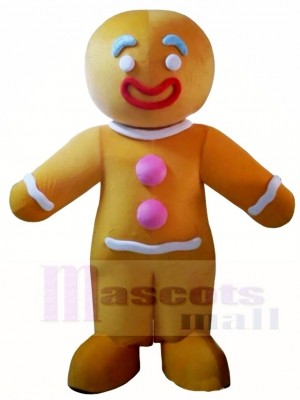 Gingerbread Man Mascot Costumes Xmas Christmas