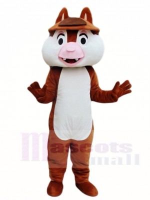 Two Teeth Squirrel Mascot Costumes Animal 