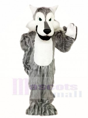 Hairy Grey Gray Wolf Mascot Costumes Animal