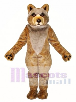 Cute Mexican Grey Wolf Mascot Costume