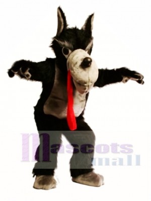 Cute Wolf Mascot Costume