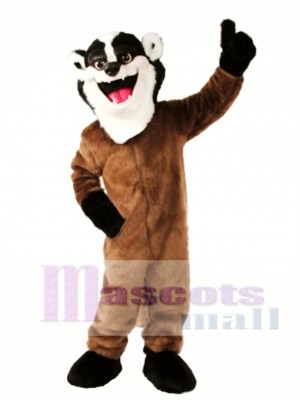 Cute Badger Mascot Costume