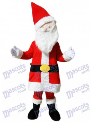 Father Christmas Santa Claus Xmas Mascot Costume 