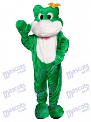 Friendly Frog Mascot Costume 