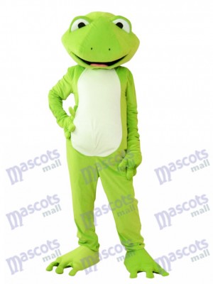 Green Frog Mascot Costume 