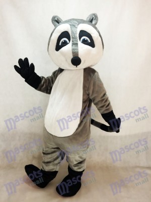 Grey Raccoon Mascot Costume Anima