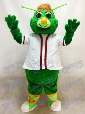 Green Guilford the Grasshopper Mascot Costume
