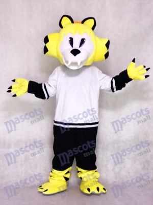 Nashville Predators Ice Hockey Team Mascot Costume Yellow Saber-toothed Cat 