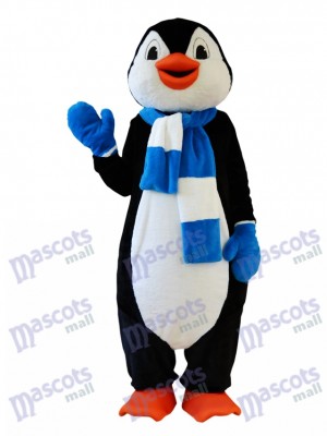 Penguin With Scarf Mascot Costume