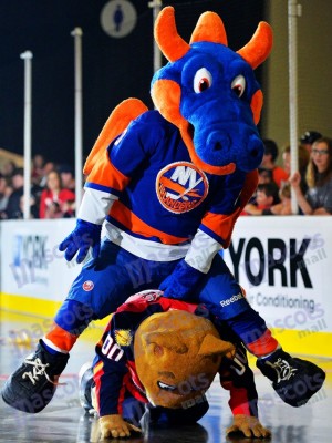 Sparky the Dragon for New York Islanders Mascot Costume Animal