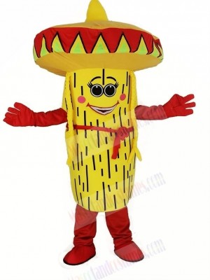 Mexican Food Tamale Mascot Costume Cartoon