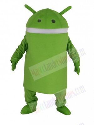Green Android Robot Mascot Costume