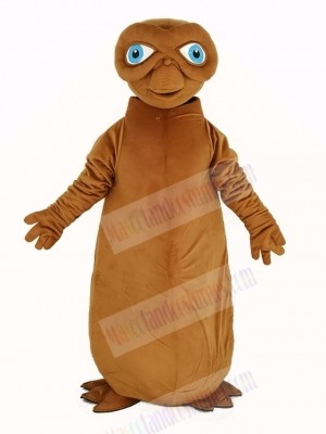 E.T. Alien Mascot Costume Brown Color