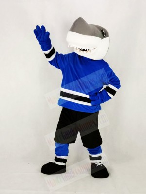 School Sharks with Black Sweatpants Mascot Costume College