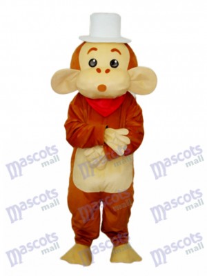 Cap Monkey Mascot Adult Costume